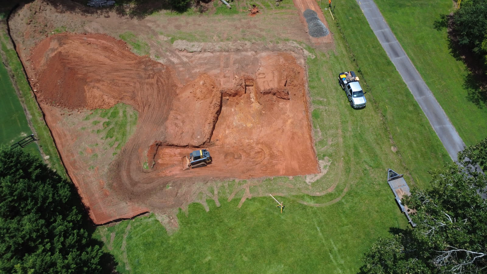 Forsyth new build - Site grading & excavation